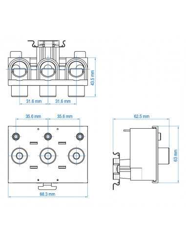 P95UB - Power Feed Block