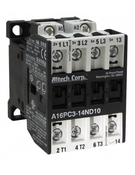 A16PC3-14ND10-DC230V PC Series Contactors - 22A Frame (1 Phase, 3 Phase)