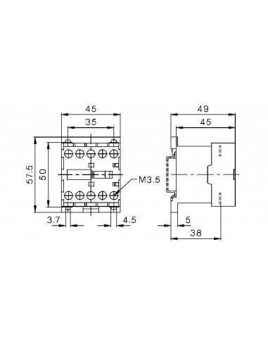 A16PC1-12D10-AC110V PC Series Contactors - MINI Frame (1 Phase, 3 Phase)