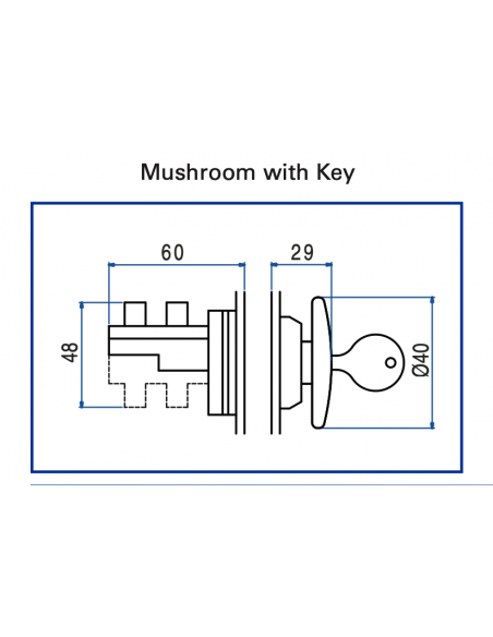 AMLKB4 Non-Illuminated Metal Operators