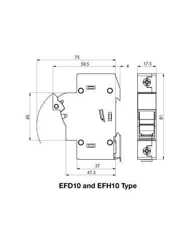 002540002 - 10x38 Midget Fuse Holder
