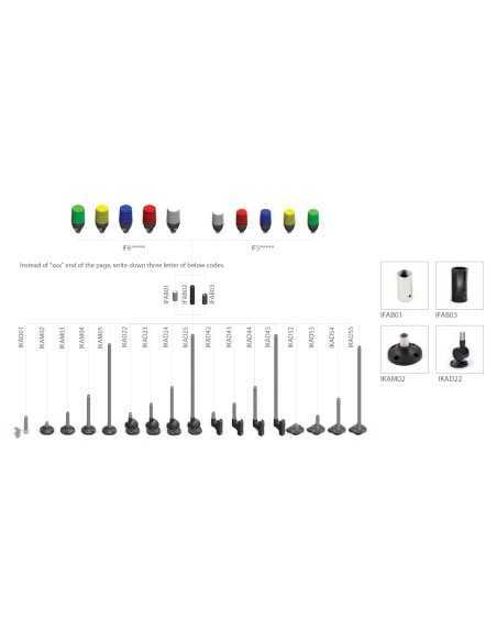 IFAB01 - IF and IK Series Base Adaptation Part (50mm)