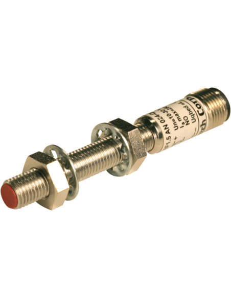 AIS08F1.5AP024-Q65 - M12 Flush Mount Cylindrical Sensor, DC - 3 WIRE-STANDARD