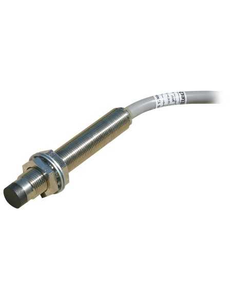 AIS12F02AD024-2M - M12 Flush Mount Cylindrical Sensor, DC - 2 WIRE- STANDARD|Sensors