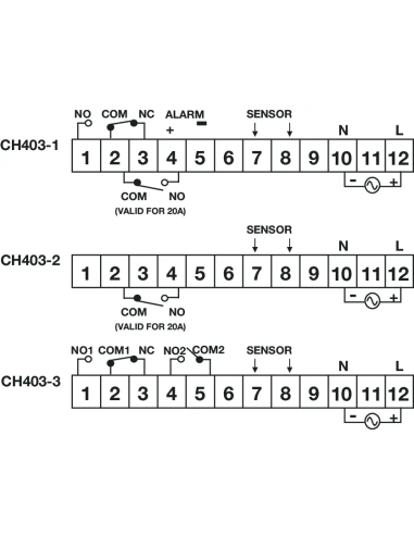 CH403-3-NTC-CU - Cooling Controller|Process Controllers