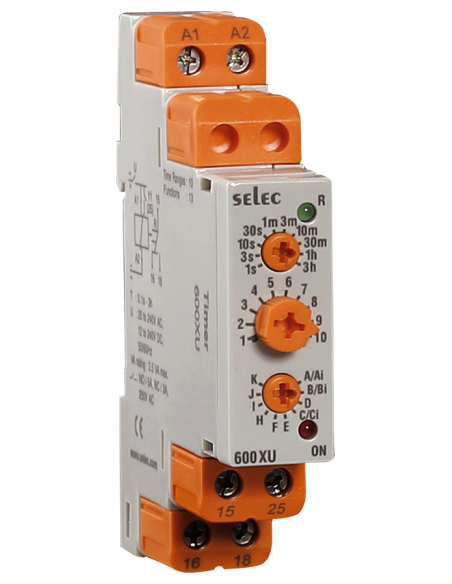 600XU-A-1-CU - Analog Multifunction Timer|Process Controllers