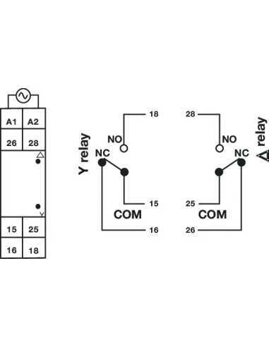 600SD-2-110-CU - Analog Star-Delta Timer|Process Controllers