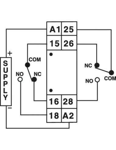800XU-CU - Analog ON-Delay / Interval Timer, DPDT|Process Controllers