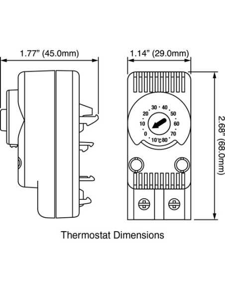 APT-HNCF - Mechanical Thermostats|Panel Accessories
