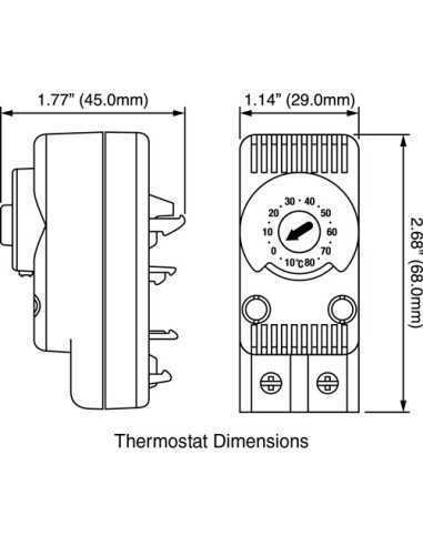 APT-CNOC - Mechanical Thermostats|Panel Accessories