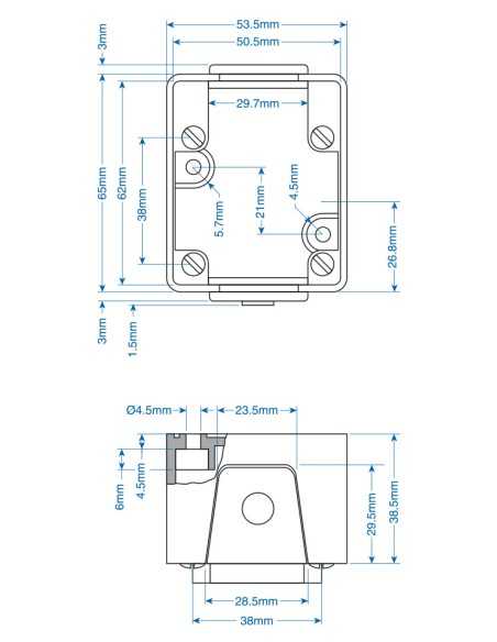 WMRBU BLACKBOX - Wall Mount Receptacle|Receptacles