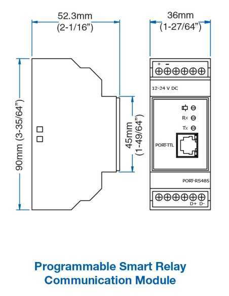 ASR-C485-24DC - RS485 Communication Module Smart Relay|Smart Relays