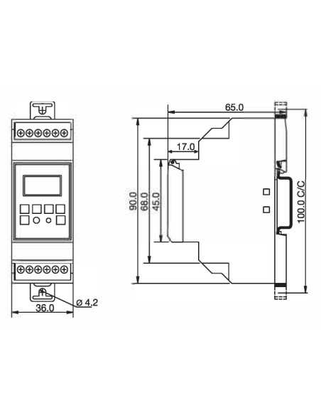 ATS-P120 - Digital Time Switch, Pulse Version|Programmable Panel-Mount Digital Multi-Timer