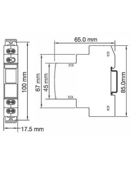AMTAS-S1 - Universal Multi-Timer|Programmable Panel-Mount Digital Multi-Timer