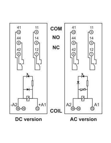 PIR2-110DC-00LD - GZM2 Socket, PIR2 Interface Relay|Home