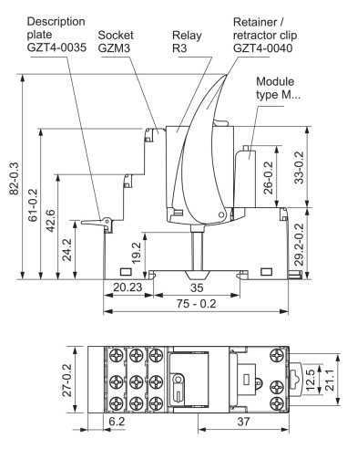 PIR3-110DC-00LD - GZM3 Socket, PIR3 Interface Relay|Home