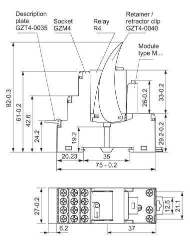 PIR4-024DC-00LD - GZM4 Socket, PIR4 Interface Relay|Home