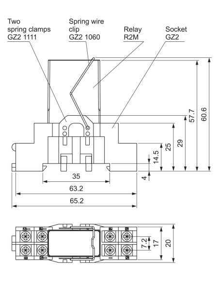 PIR2M-024DC-20 - GZ2 Socket, PIR2M Interface Relay|Home