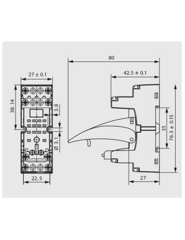 GZT2 - Plug-In Relay Socket for R2 Series|Home