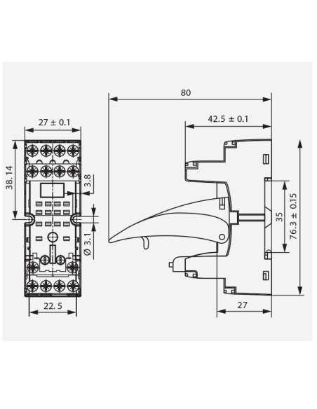 GZT4 - Plug-In Relay Socket for R4 Series|Home
