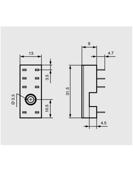 GD50 - Plug-In Relay Socket for RM84/RM85 Series|Home