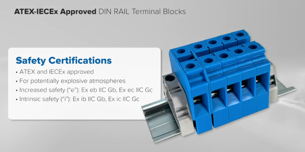 Altech ATEX-IECEx Approved DIN Rail Terminal Blocks