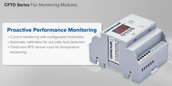 Improve Equipment Performance with CFTD Series Fan Monitoring Modules